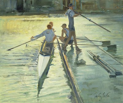 Zattera al tramonto da Timothy Easton
